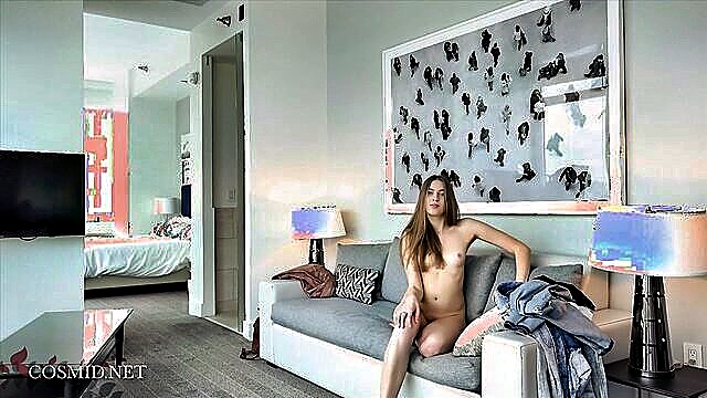 cosmid, girl, clothes - charming girl sheds clothing in hd sex video