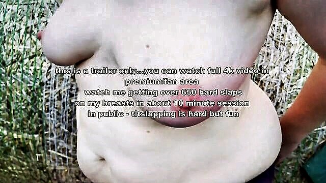 xxx videos full of tit slapping and outdoor fun with a submissive slave : evalyn_anderson
