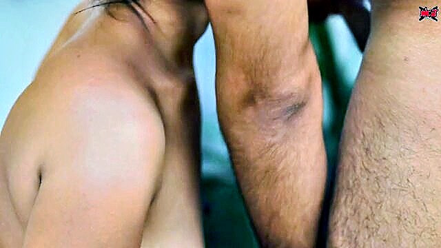 Sensual Asian bride in Xxx Hot HD video eagerly sucks big black cock in part 1.