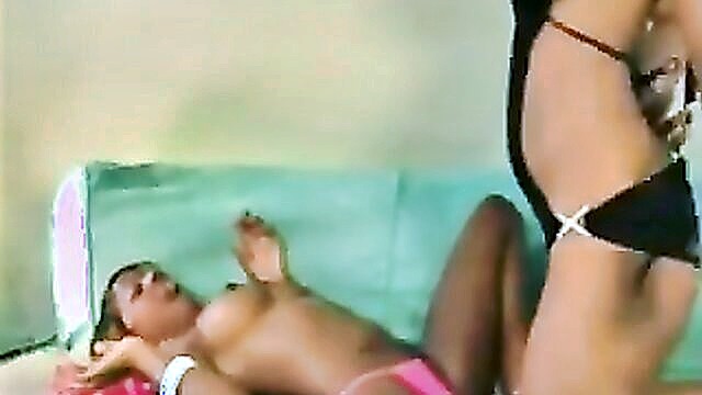 Sexy Ebony - ebony lesbians pleasure each other with toys on sexxxxcom