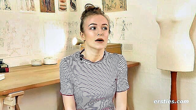 Aislin - blonde babe masturbates in hd close up from ersties Ersties