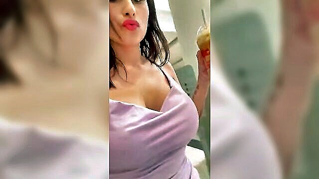 Colombian teen Jenifer teases with an anal plug in a shopping center, showcasing her wild side.