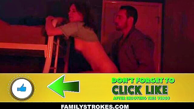 Lily Moon, Lily - pillow fights and biting in steamy family strokes video Family Strokes