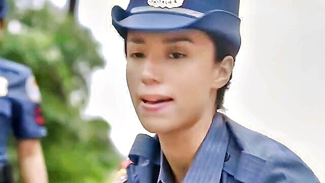 group sex, brunette, fetish - witness filipina policewomen taken on camera in bdsm action