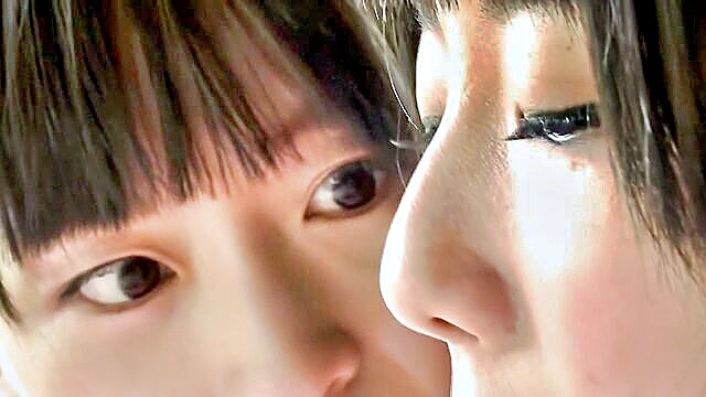asian, japanese, censored - censored asian teen gets wild in lesbian action