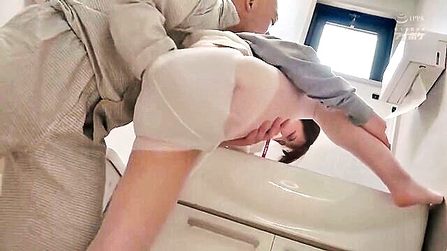 AN - japanese nurse nanami misakis steamy late night encounters with older patient