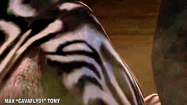 cartoon, 3d animation, pov - zebra x hentai porn