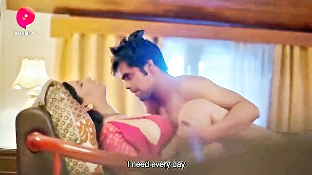 New Karonaa S01 Ep 5 features a steamy threesome with stunning beauties and a well-endowed man. Expect high-quality Indian milf porn video with big tits and asses.