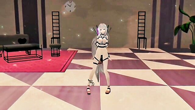 SMIXIX - purple winged skadi insect seductively dances in hd hentai video Ts