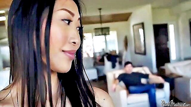 my asian, asian stepmom, asian step - sensual asian stepmom educates in pleasure at xxxvideocom