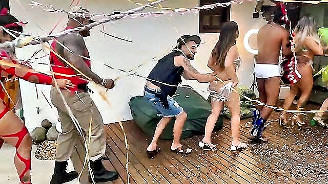 Brazilian OnlyFans babes Pamella, Yasmin, and Caiu na Net unite for a wild Carnaval porn orgy. Explosive fun! www.xxxvideos.
