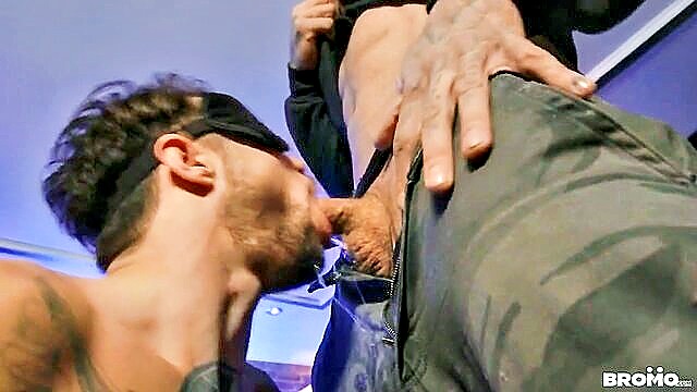 American FTM sub Tommy Tanner enjoys a passionate encounter with Tony D\'Angelo in a tantalizing preview image. Free porn.