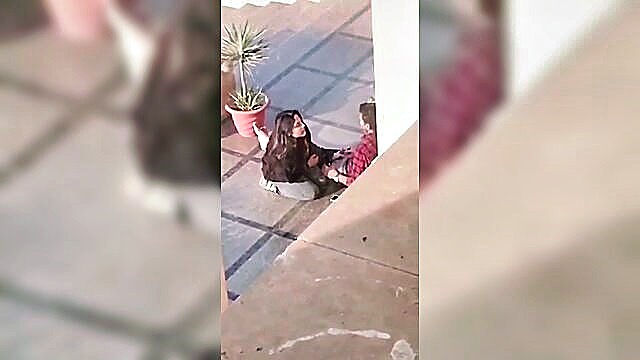 nsfw, public, giving blowjob - indian girlfriends caught giving a passionate blowjob in public