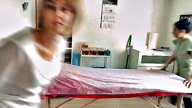 explicit - close up video of intimate waxing session with explicit content