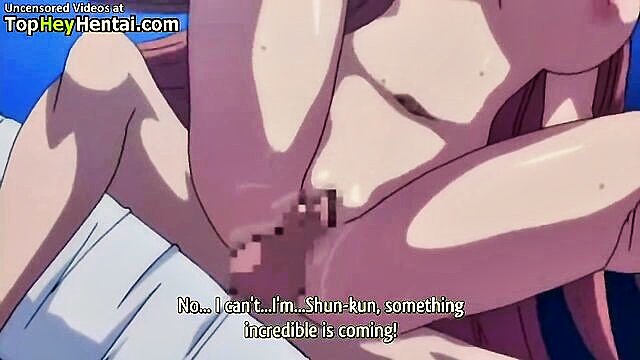 cartoon, creampie, big tits - redhead gets creampie in hentai video