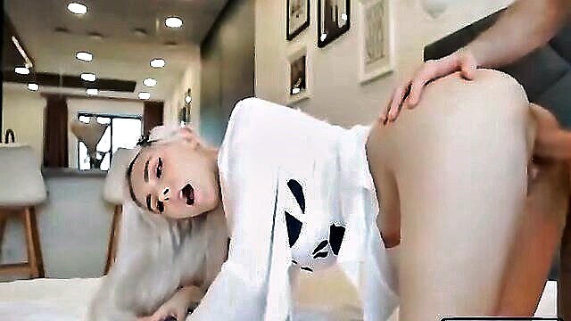 Adorable ghost gets a sensual pussy pounding and covered in cum in this hot video featuring cute brunette Desi chudai.