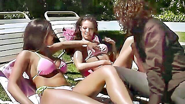 Austin Kincaid - busty step sisters wild poolside anal spring break Ts