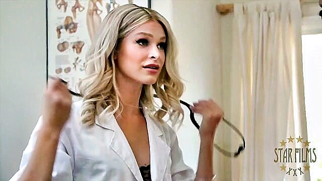 Sensual video preview featuring a stunning doctor giving an intimate exam, leading to a passionate encounter.