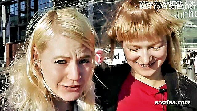 german girl explores public sex on first time train ride : Ersties