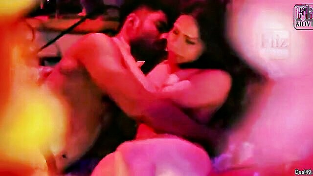 Indian bride experiences her first intimate moment with her husband on their wedding night, captured in a sensual video series.