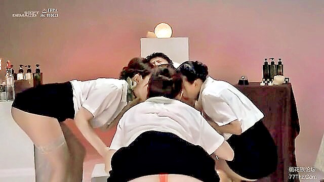 asian, japanese, lesbian - japanese beauties indulge in sensual asmr experiences together