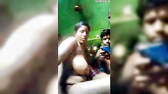 Unhappy Indian wife seeks satisfaction with another man in high definition, creating a sensual and erotic scene.
