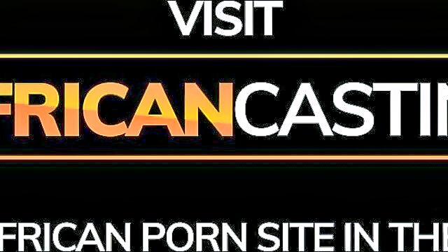 ebony teen casting cock : African Casting