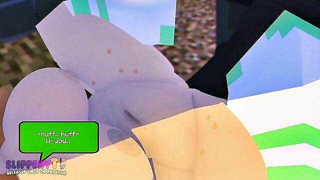 60 fps, minecraft, cartoon - cartoon sex clip with smooth 60 fps minecraft horse farm animation