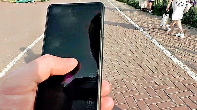 remote controlled vibrator outdoor walk to orgasm in hd : ama