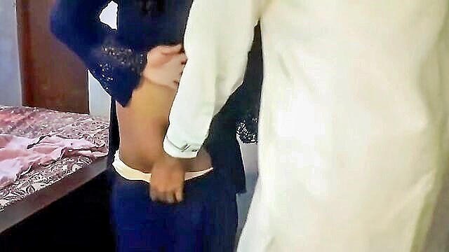asian, big tits, creampie - indian housewife seduces tailor deepthroat and creampie in full hd