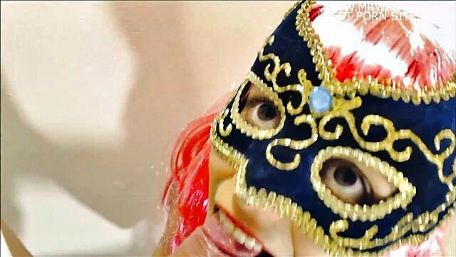 Jenny Pink - jennys masked oral sex and cum in mouth italian couple scene Cums