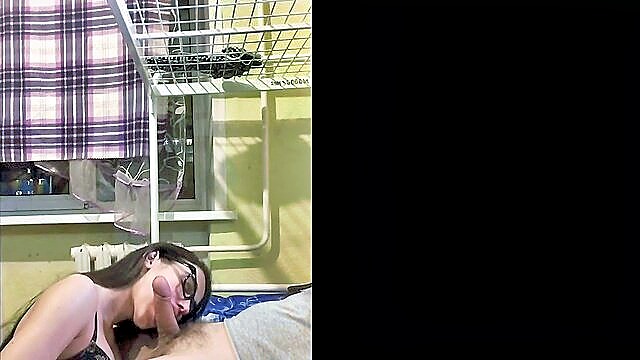 Verified amateur girl in HD porn video flaunts her sensual skills with a hot handjob and swallows cum.
