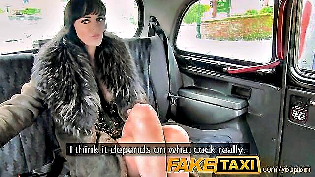 Lena Frank - british escort trades anal sex for a ride in a sexy porn video Fake Taxi