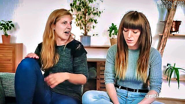 intimate moments with nicky&katef   german lesbian duo exploring pleasure : Ersties