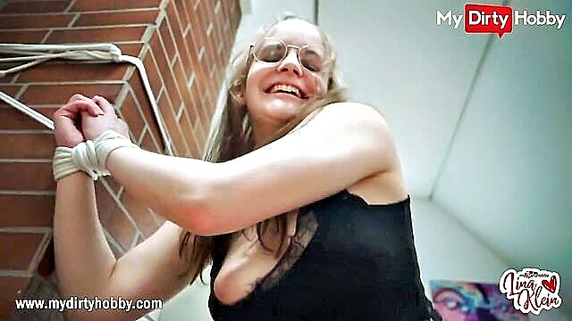 A naughty college cutie gets tied up and filled with creamy goodness in stunning HD.