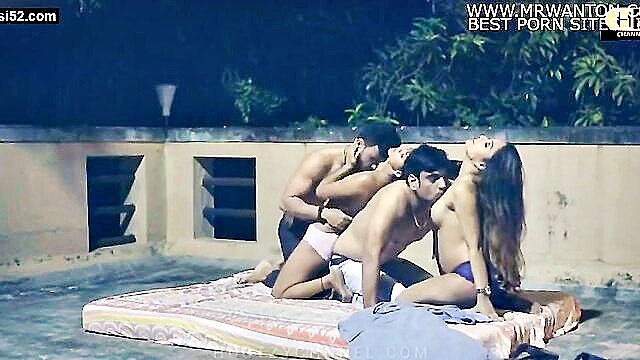 indian milfs enjoy a wild outdoor orgy in shri episode 3 : Doggy