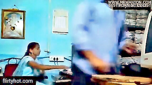 Indian boss entices office girl in a steamy encounter, leading to a hot and hardcore session.
