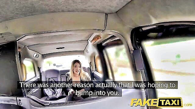 fake taxi ride leads to intense footjob and cumshot : Fake Hub