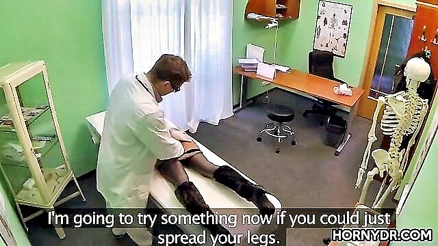 cheating wife gets intimate with her aroused doctor in hidden camera footage : Fake Hospital
