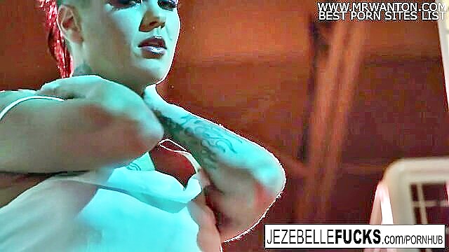 Jezebelle Bond - sexy solo scene with tattooed milf jezebelle in hd Puba