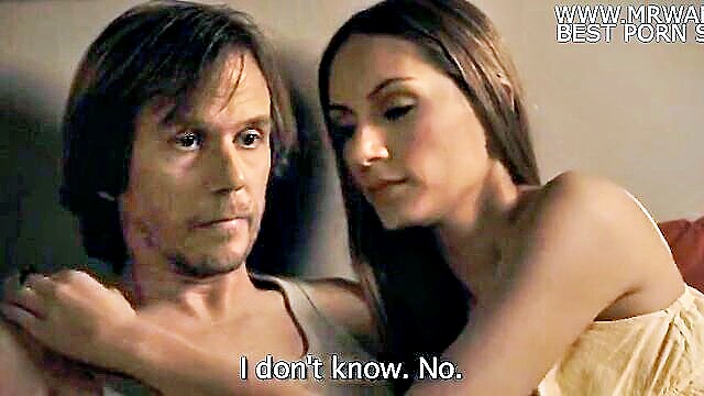In this image, a sultry brunette milf with natural breasts stars in a steamy scene from a Serbian film. The action is intense, featuring hard sex and explicit close-ups.