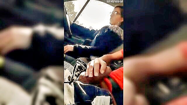 A married woman\'s risqué journey with a lewd hitchhiker unfolds in a car, featuring handsjob and upskirt action. Xxx Xxx Com.