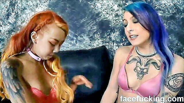 Kimberly Chi, Orion Starr - epic four way face and deepthroat action with tattoed pornstars Abusing Her