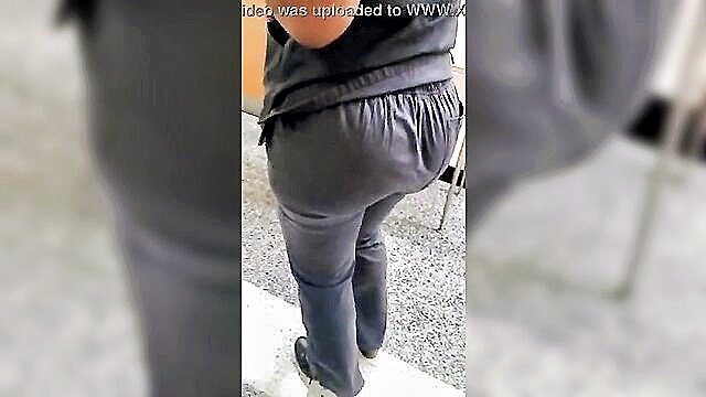 nurse, ass, big butt - sexy nurse with a thick and round butt