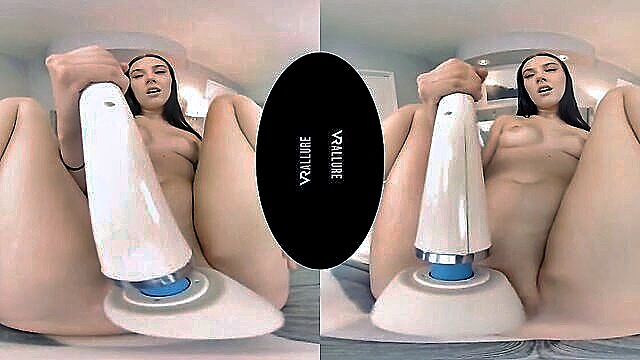 new and innocent brunette explores pleasure in hd vr : VR Allure