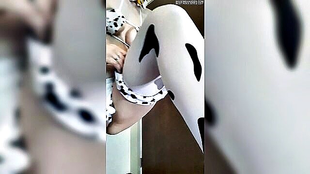 Kink - kinky cowgirl gets double penetrated in furry cosplay cosplay