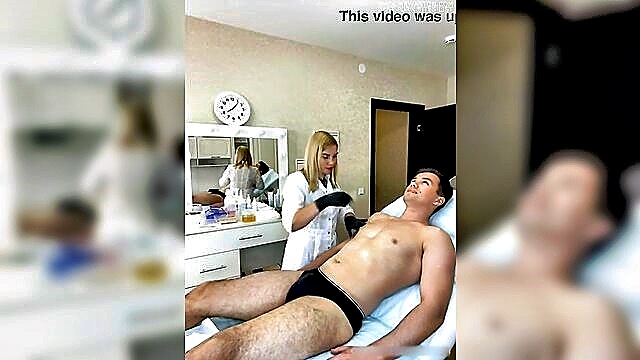 russian webcam model reveals all during full body waxing : webcam