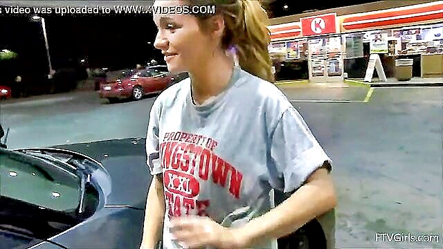 Seductive college cutie flaunts her perky breasts in HD at a gas station in this free girl-on-girl hot Hindi Xxx video.