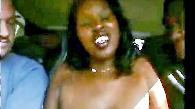 ebony bbw with massive breasts enjoys rough group sex in explicit video : Vikings Of Porn