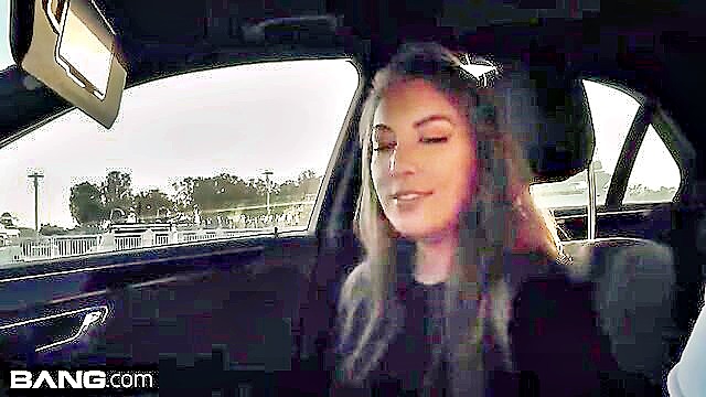 Jessie Wylde - jessie wyldes public bj skills in a car Bang